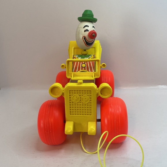 Vintage Fisher Price Jalopy Pull Toy Clown Car 1960’s - Picture 6 of 12